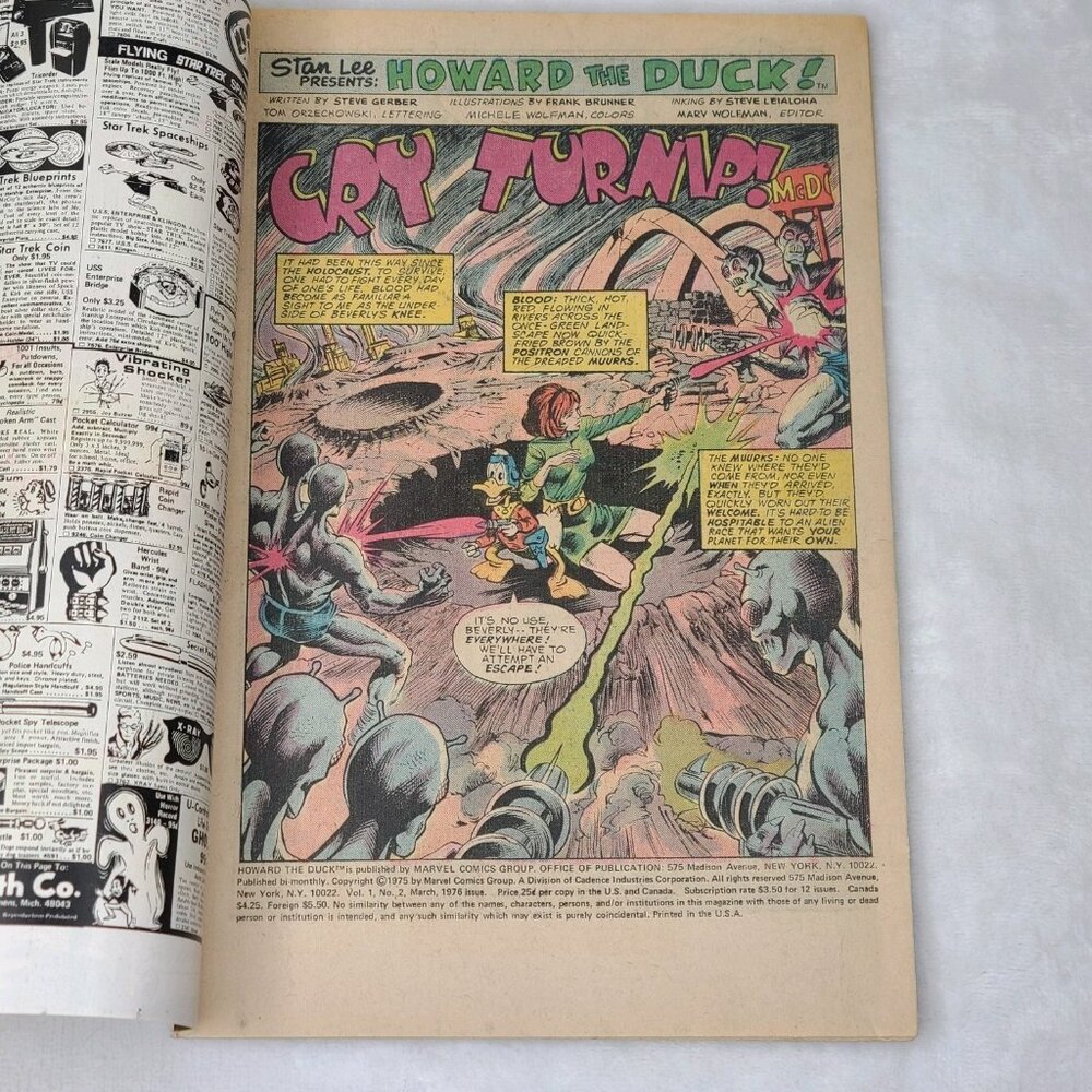 Howard the Duck 2 Marvel Comics 1976 FN Bronze Age - Picture 3 of 16